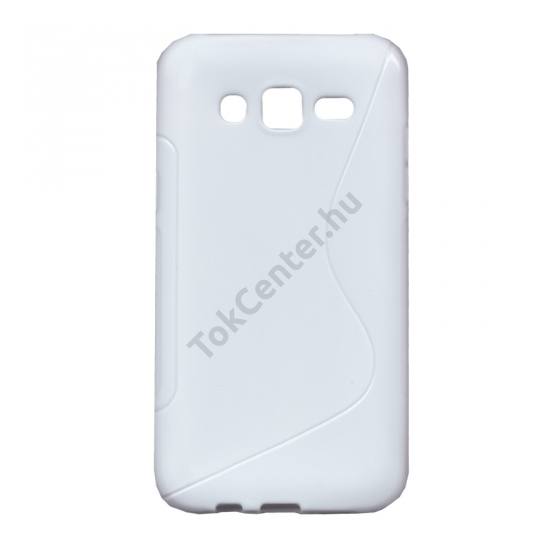 Samsung Galaxy J5 (SM-J500) Telefonvédő gumi / szilikon (S-line) FEHÉR