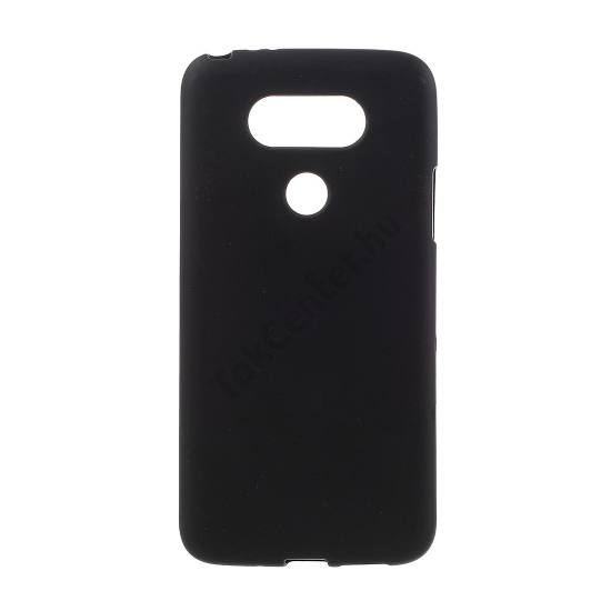LG G5 (H850) Telefonvédő gumi / szilikon (fényes keret) FEKETE