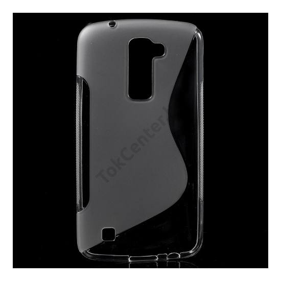 LG K10 (K420n) Telefonvédő gumi / szilikon (S-line) ÁTLÁTSZÓ