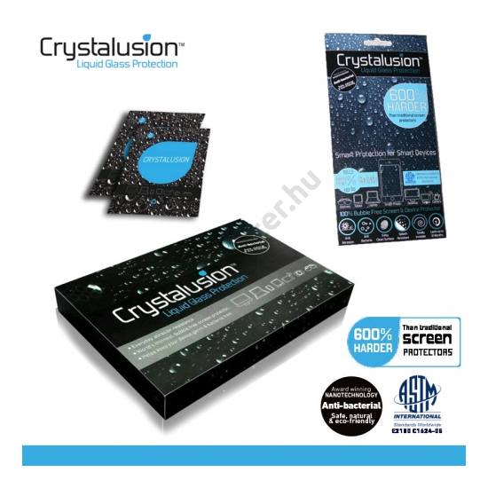 CRYSTALUSION képernyővédő FOLYÉKONY/KENHETŐ (nanotechnológia, antibakteriális, karcálló, buborékmentes felületet képez)