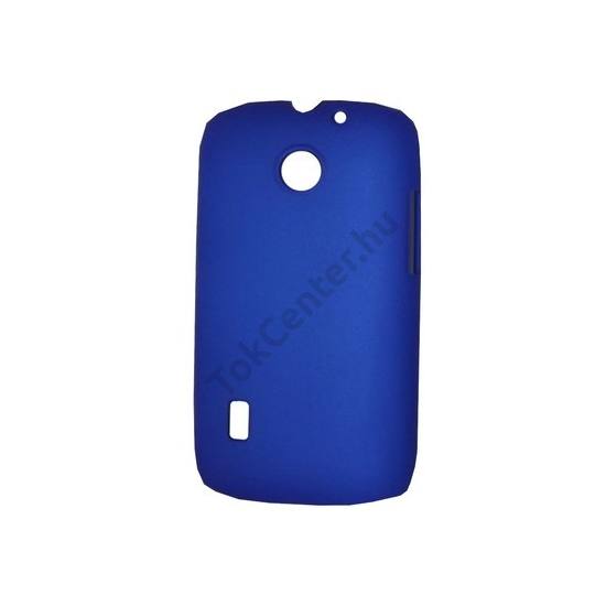 Huawei Sonic (U8650) Műanyag telefonvédő gumírozott KÉK