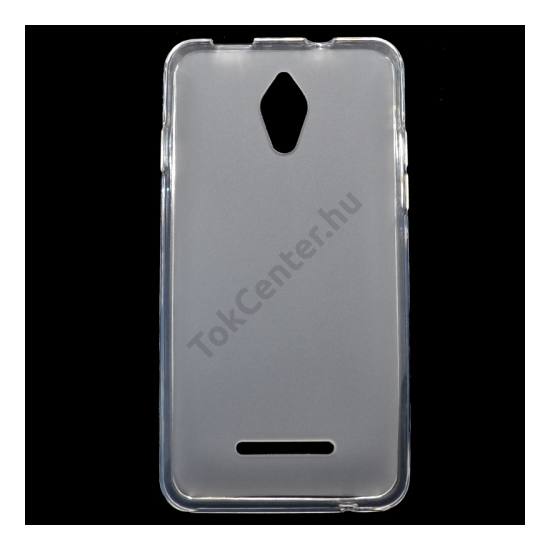 Vodafone Smart 4 turbo Telefonvédő gumi / szilikon (fényes keret) ÁTLÁTSZÓ
