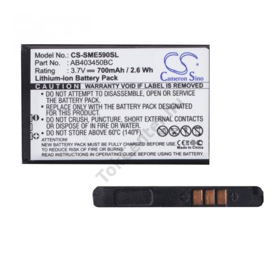 Akku 700 mAh LI-ION (AB403450B kompatibilis)