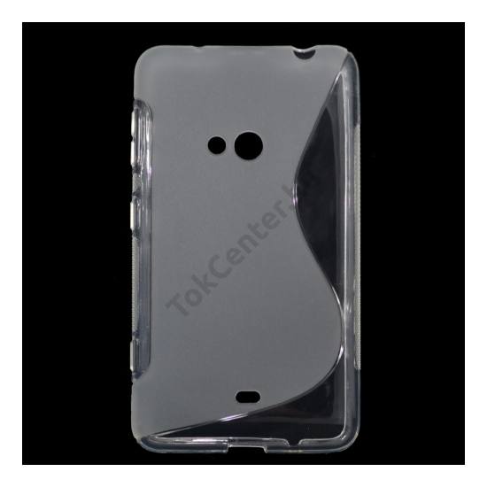 Nokia Lumia 625 Telefonvédő gumi / szilikon (S-line) ÁTLÁTSZÓ