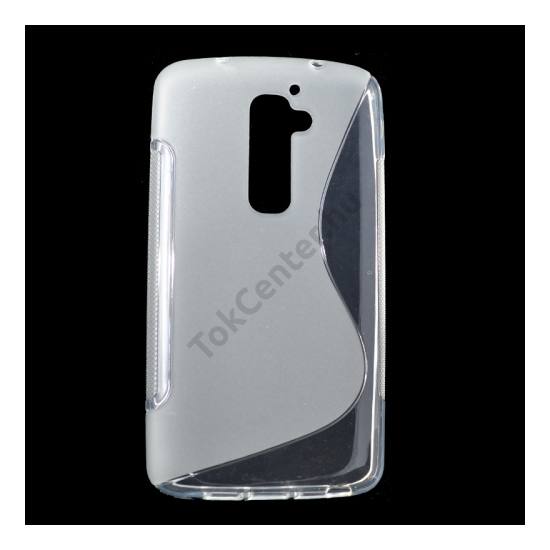 LG G2 (D802) Telefonvédő gumi / szilikon (S-line) ÁTLÁTSZÓ