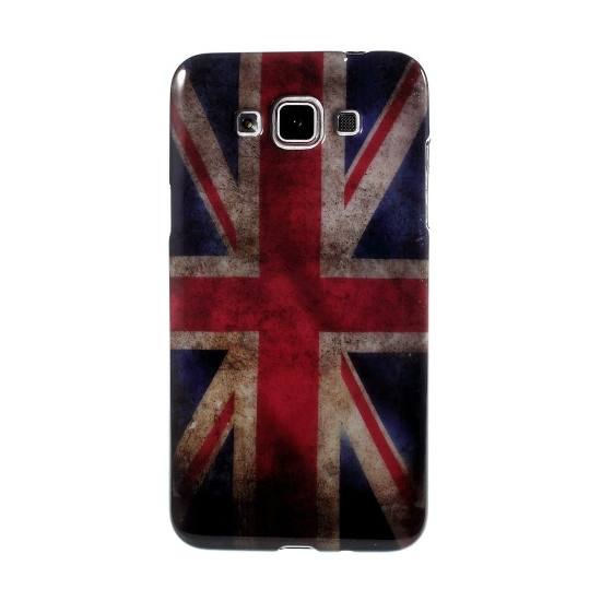 Samsung Galaxy Grand 3 (SM-G7200) Telefonvédő gumi / szilikon (zászlóminta) BRIT/ANGOL