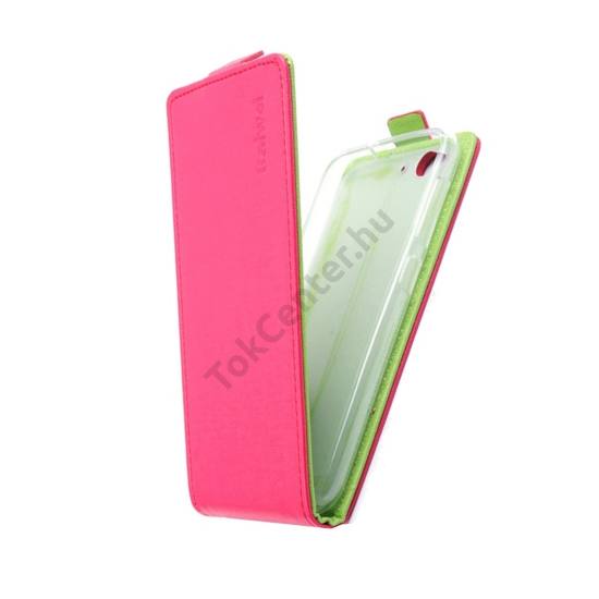 ZTE Blade S6 Tok álló, bőr (FLIP, mágneses) RÓZSASZÍN