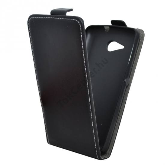 Sony Xperia E4g Tok álló, bőr (FLIP, mágneses) FEKETE