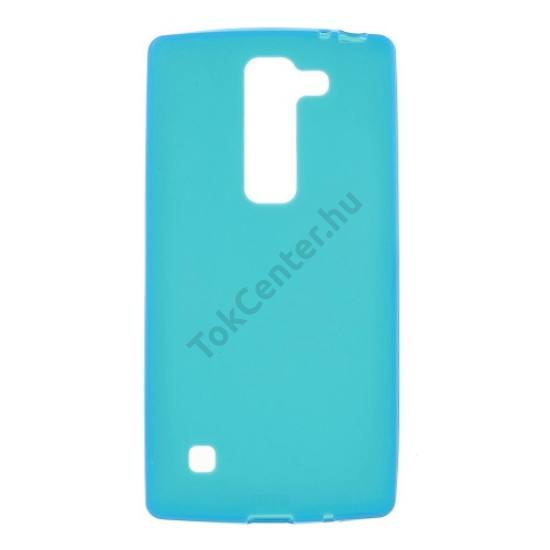 LG Spirit (C70) Telefonvédő gumi / szilikon (fényes keret) KÉK