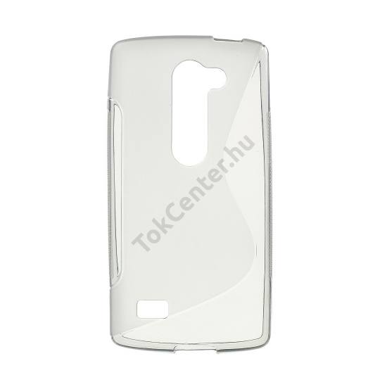 LG Leon (C50)  Telefonvédő gumi / szilikon (S-line) FÜSTSZÍNŰ