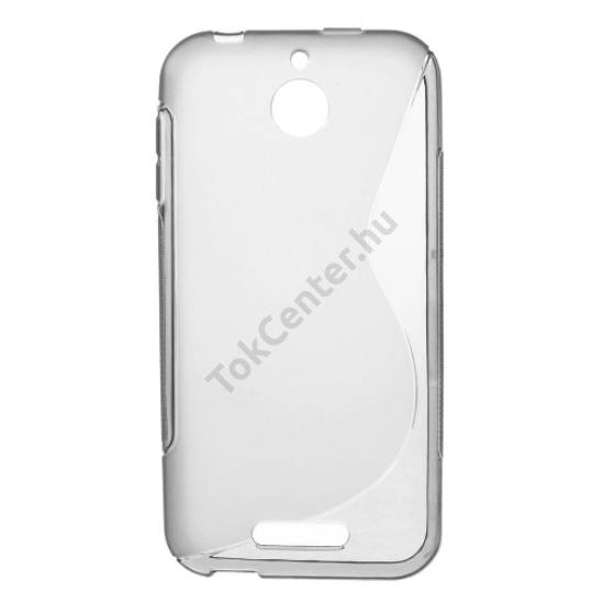 HTC Desire 510 Telefonvédő gumi / szilikon (S-line) FÜSTSZÍNŰ