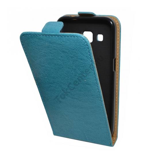 Samsung Galaxy Core Prime (SM-G360) Tok álló, bőr (FLIP, mágneses) TÜRKIZ