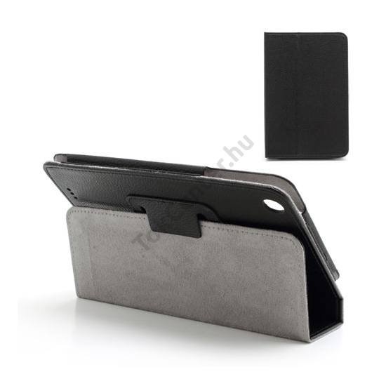 Lenovo IdeaTab A3000 (59-386525) / Vodafone Smart Tab III 7 Tok álló, bőr (FLIP, mágneses, oldalra nyíló, asztali tartó funkció) FEKETE