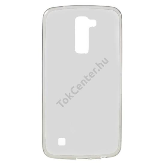 LG K10 (K420n) Telefonvédő gumi / szilikon (ultravékony) FÜSTSZÍNŰ