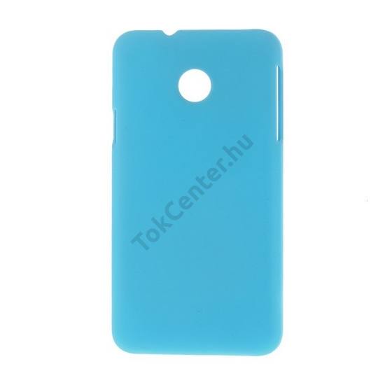 Huawei Ascend Y330 Műanyag telefonvédő gumírozott VILÁGOSKÉK