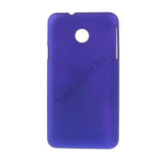Huawei Ascend Y330 Műanyag telefonvédő gumírozott SÖTÉTKÉK