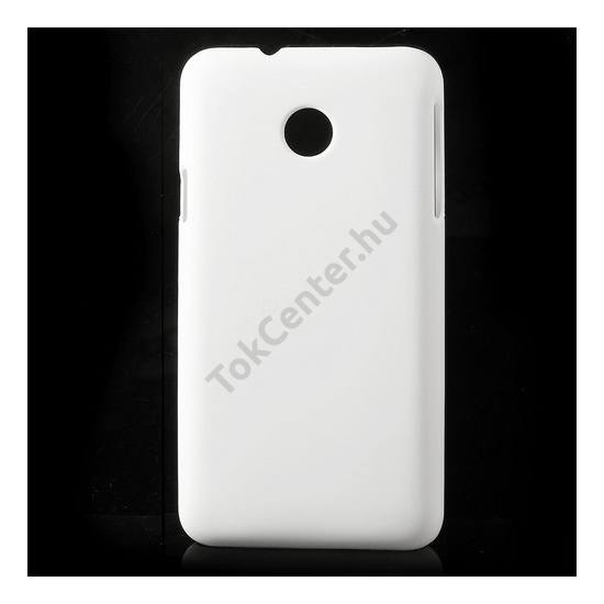 Huawei Ascend Y330 Műanyag telefonvédő gumírozott FEHÉR