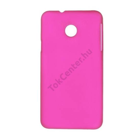 Huawei Ascend Y330 Műanyag telefonvédő gumírozott MAGENTA