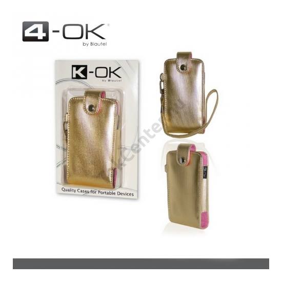 K-OK tok álló, patent, vászon (csuklópánt, W Lines) ARANY