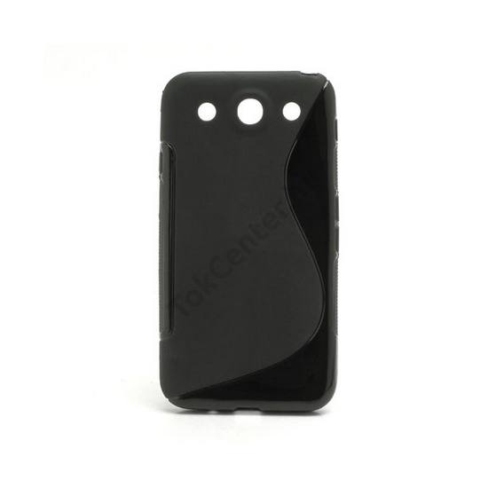 LG Optimus G Pro (E985) Telefonvédő gumi / szilikon (S-line) FEKETE
