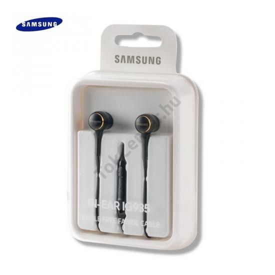 Fülhallgató SZTEREO (3.5mm jack, mikrofon, felvevő gomb, hangerő szabályzó, Level In) FEKETE