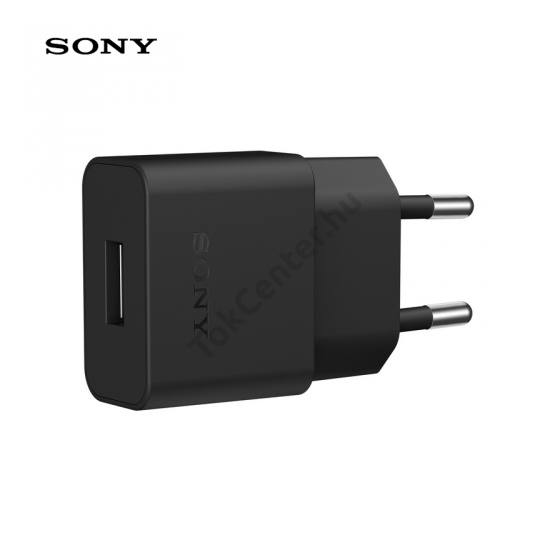 Hálózati töltő USB aljzat (5V / 1500mA, kábel NÉLKÜL!) FEKETE