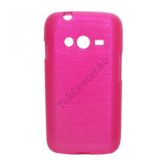 Samsung Galaxy Ace NXT (SM-G313H) Telefonvédő gumi / szilikon (szálcsiszolt mintázat) MAGENTA