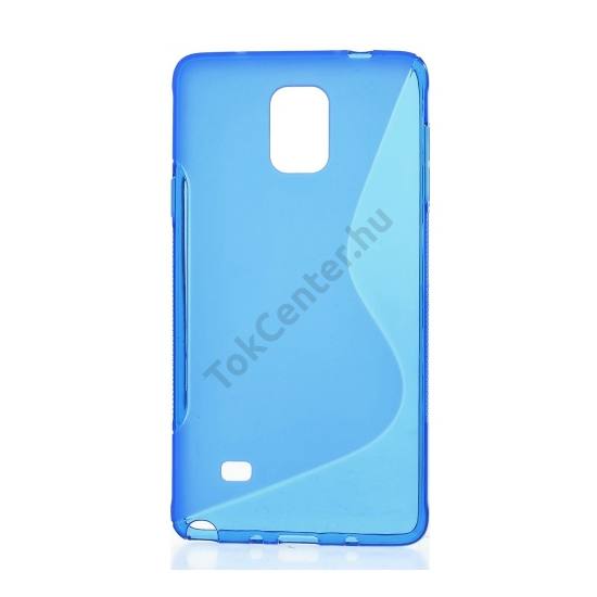 Samsung Galaxy Note 4. (SM-N910C) Telefonvédő gumi / szilikon (S-line) KÉK