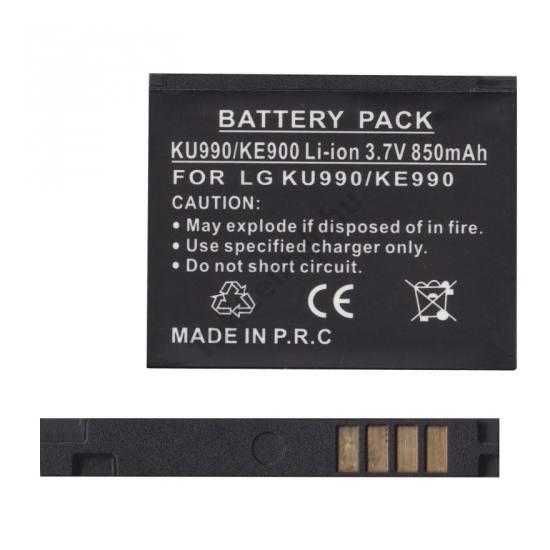LG KC910 Renoir Akku 850 mAh LI-ION (LGIP-580A/SBPL0083505 kompatibilis)