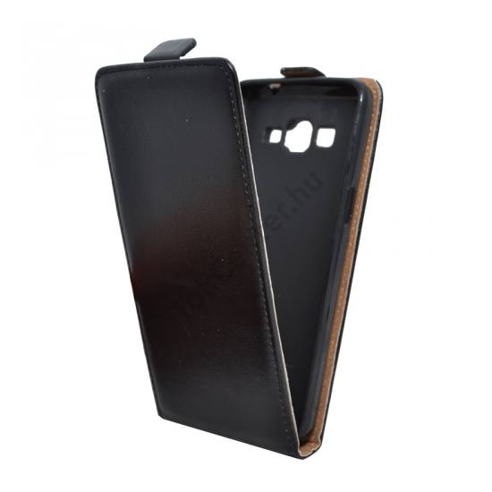 Samsung Galaxy Grand Prime (SM-G530F) Tok álló, bőr (FLIP, mágneses) FEKETE