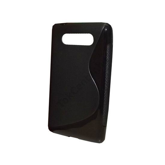 Nokia Lumia 820 Telefonvédő gumi / szilikon (S-line) FEKETE