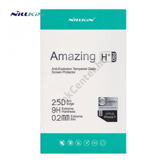 Apple iPhone 7 4.7 / Apple iPhone 8 4.7 / Apple iPhone SE (2020) NILLKIN H+ PRO képernyővédő üveg (2.5D lekerekített szél, karcálló, UV szűrés, ultravékony, 0.2mm, 9H) ÁTLÁTSZÓ
