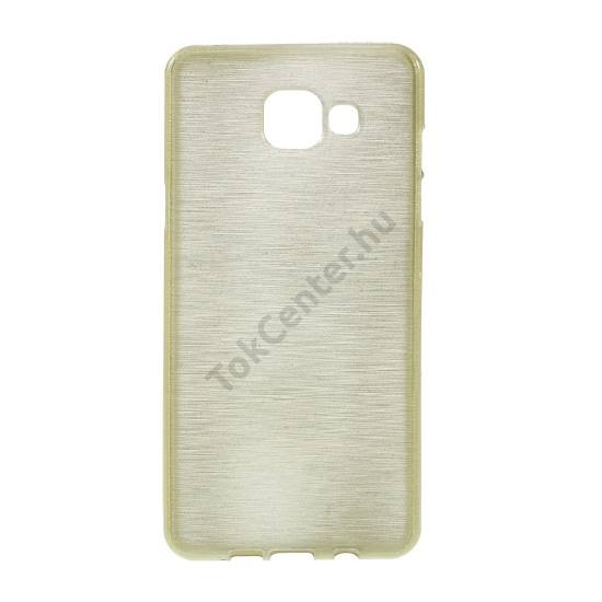Samsung Galaxy A5 (2016) (SM-A510F) Telefonvédő gumi / szilikon (szálcsiszolt mintázat) ARANY