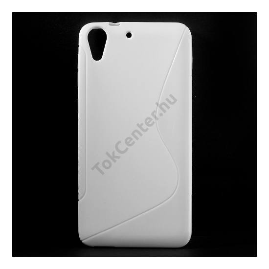 HTC Desire 728 Telefonvédő gumi / szilikon (S-line) FEHÉR