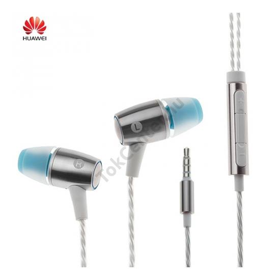 Fülhallgató SZTEREO (3.5mm jack, felvevő gomb, hangerő szabályzó) SZÜRKE