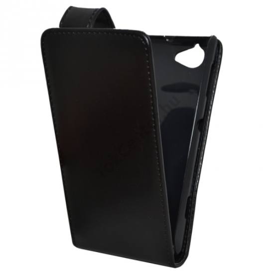 Sony Xperia L (C2105) Tok álló, bőr (FLIP, mágneses) FEKETE