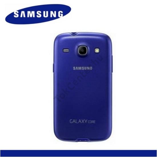 Samsung Galaxy Core (GT-I8260) Műanyag telefonvédő (gumi / szilikon betét) KÉK (EF-PI826BLEGWW)