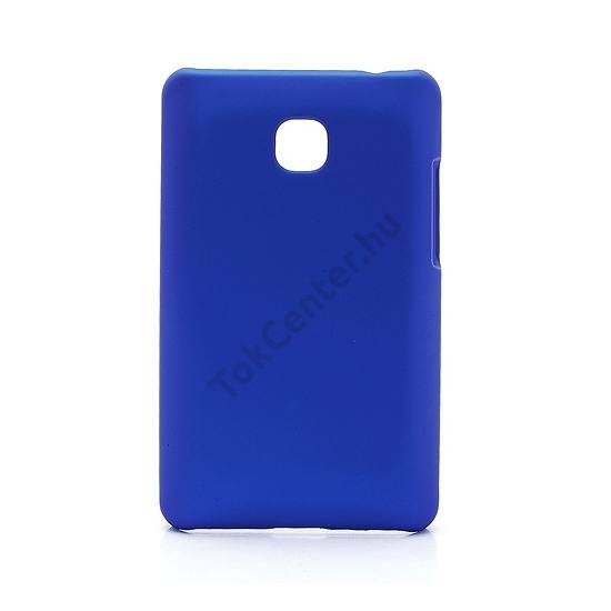 LG Optimus L3 II. (E430) Műanyag telefonvédő gumírozott KÉK