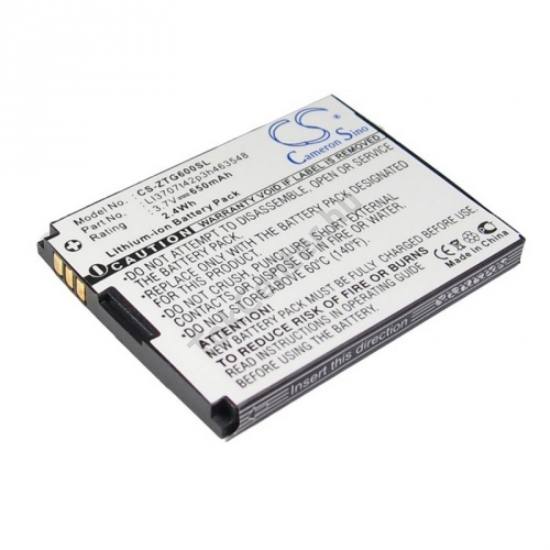 Telenor S320 Akku 650 mAh LI-ION (LI3707T42P3H463548 kompatibilis) ZTE G6
