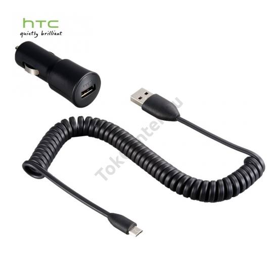 Szivargyújtó töltő/autós töltő USB aljzat (microUSB, 5V / 1000mA, DC M410 kábel) FEKETE