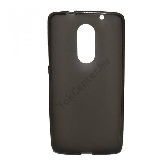 Lenovo Vibe X3 Telefonvédő gumi / szilikon (fényes keret) FÜSTSZÍNŰ