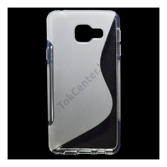 Samsung Galaxy A3 (2016) (SM-A310F) Telefonvédő gumi / szilikon (S-line) ÁTLÁTSZÓ