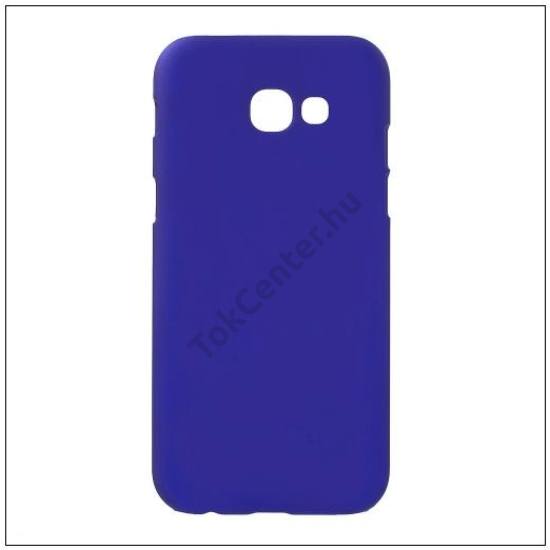 Samsung Galaxy A5 (2017) (SM-A520F) Műanyag telefonvédő (gumírozott) SÖTÉTKÉK