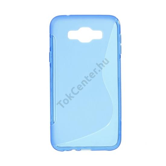 Samsung Galaxy E7 (SM-E700) Telefonvédő gumi / szilikon (S-line) KÉK