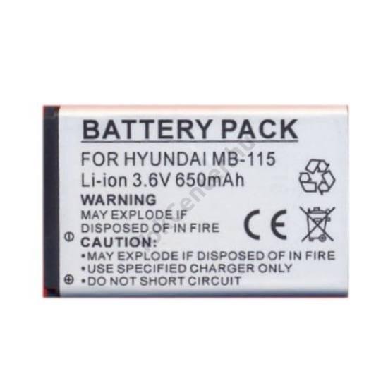 Hyundai MB-115 Akku 650 mAh LI-ION