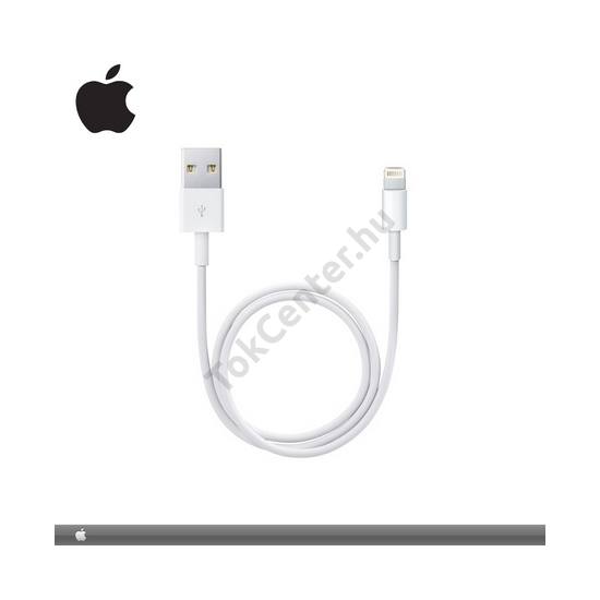 Apple Adatátvitel adatkábel és töltő (lightning 8 pin, 50 cm) FEHÉR (ME291ZM/A)