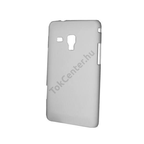 Samsung Omnia M (GT-S7530) Műanyag telefonvédő gumírozott FEHÉR