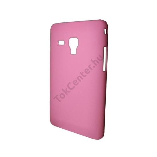 Samsung Omnia M (GT-S7530) Műanyag telefonvédő gumírozott RÓZSASZÍN