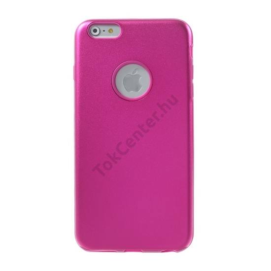 Apple iPhone 6 Plus 5.5`` Alumínium telefonvédő (szilikon belső) MAGENTA