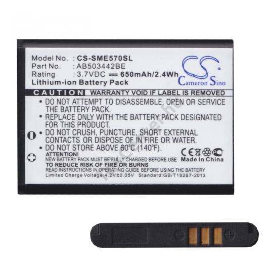 Samsung SGH-E570 Akku 800 mAh LI-ION (AB503442B kompatibilis)